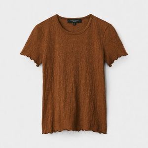 rag & bone Gemma jacquard top size Small